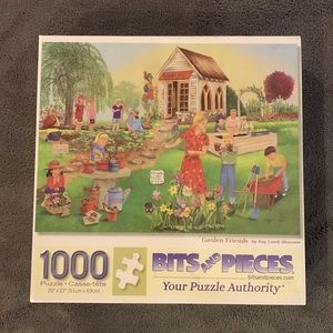 NWOT 1000 piece puzzle - Garden Friends by Kay Lamb Shannon